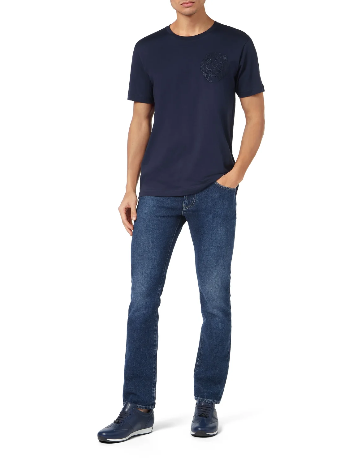 T-shirt Round Neck SS, цвет: Синий