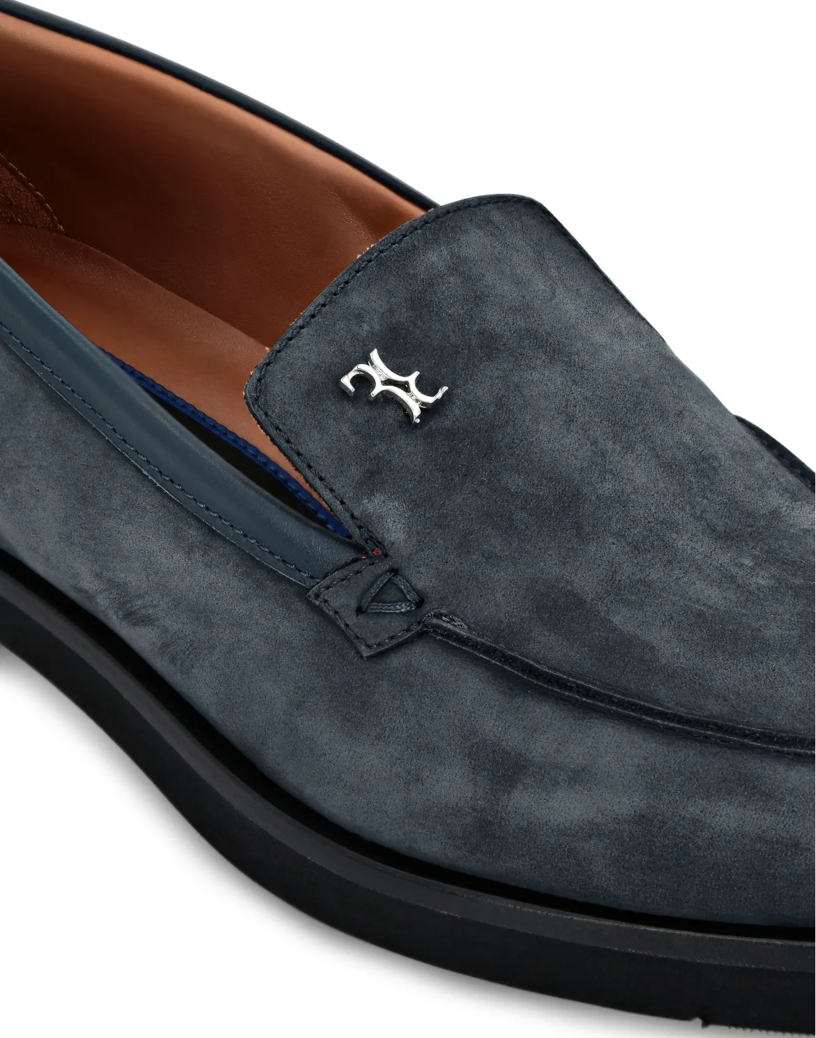 Nabuk Loafers, цвет: Синий