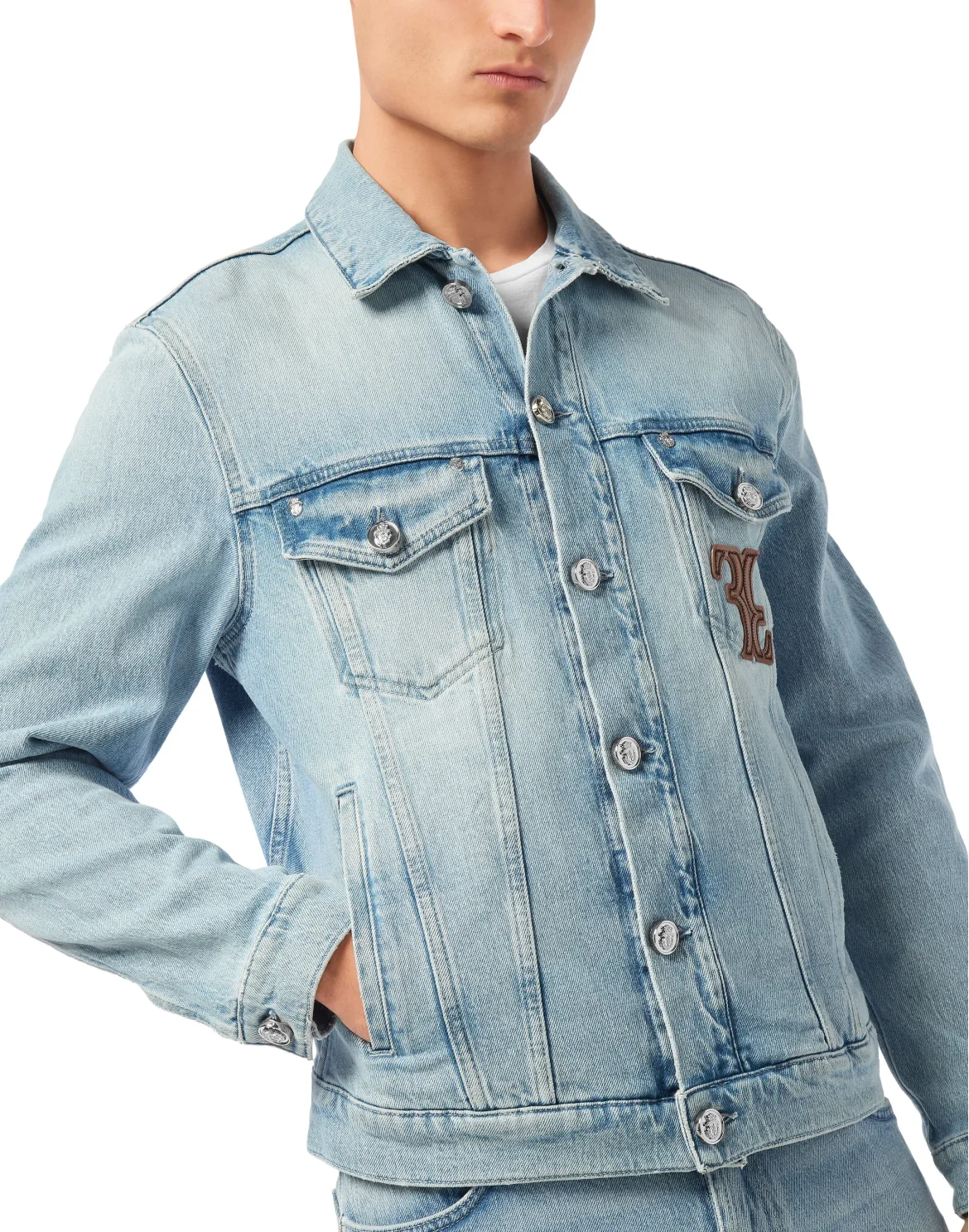 Denim Jacket, цвет: Серый