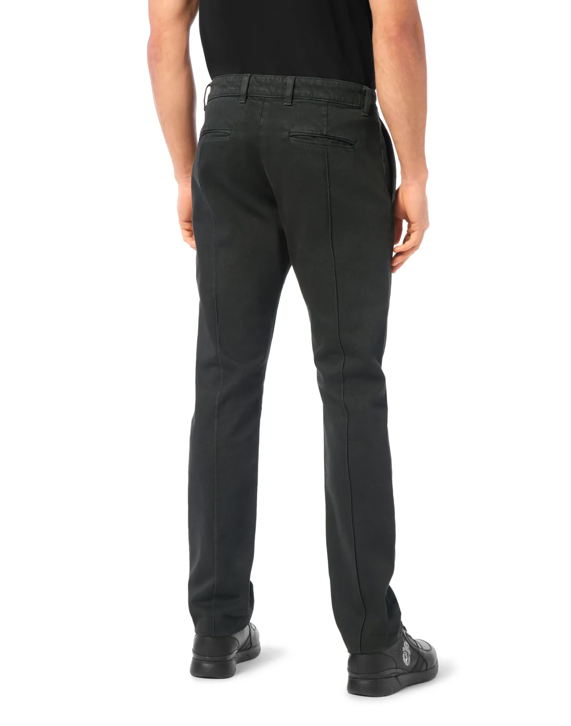 Denim Chinos Fit Trousers, цвет: Синий