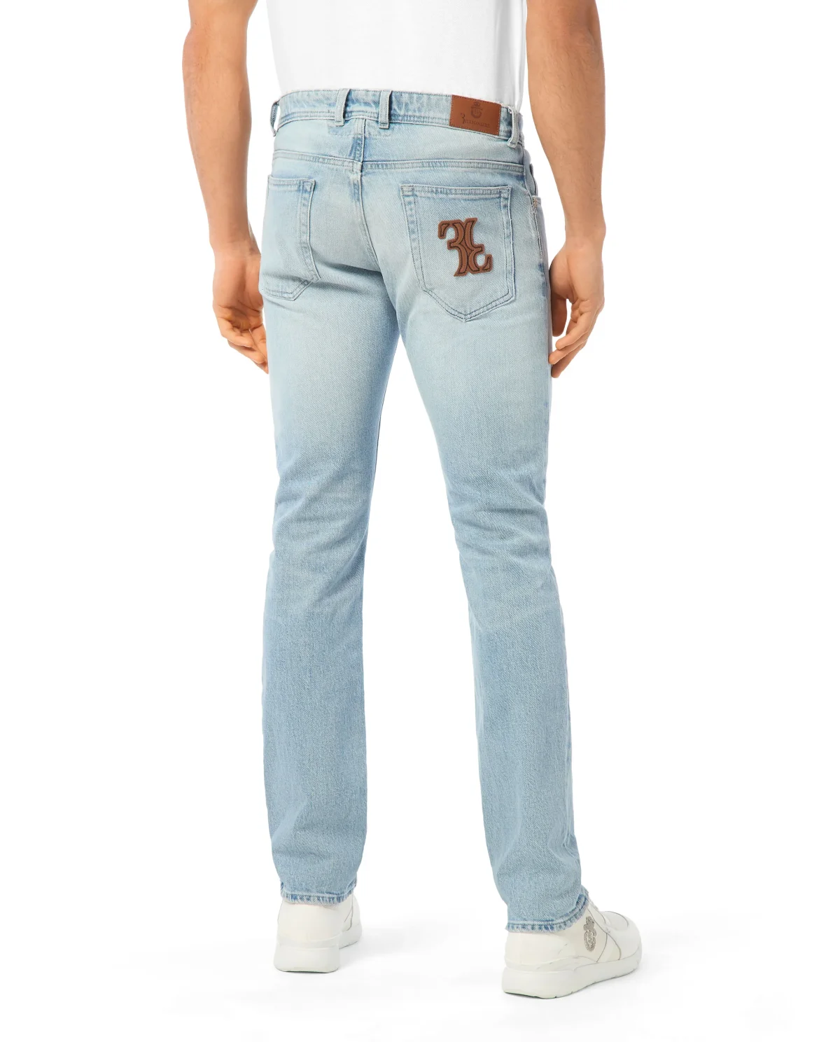 Denim Trousers Super Straight Cut, цвет: Серый