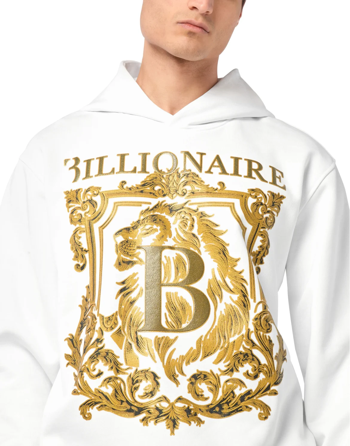 Hoodie sweatshirt Lion B Frame, цвет: Белый