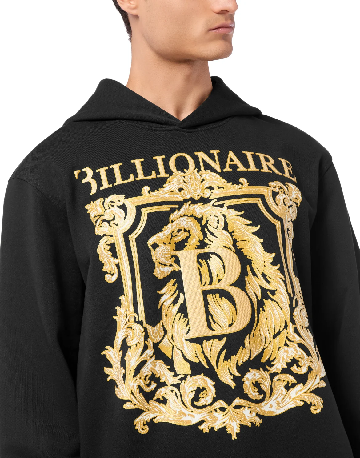 Hoodie sweatshirt Lion B Frame, цвет: Черный