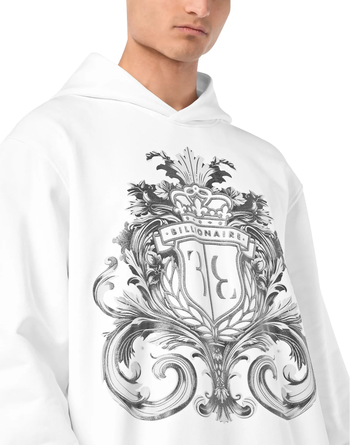 Hoodie sweatshirt B Baroque, цвет: Белый
