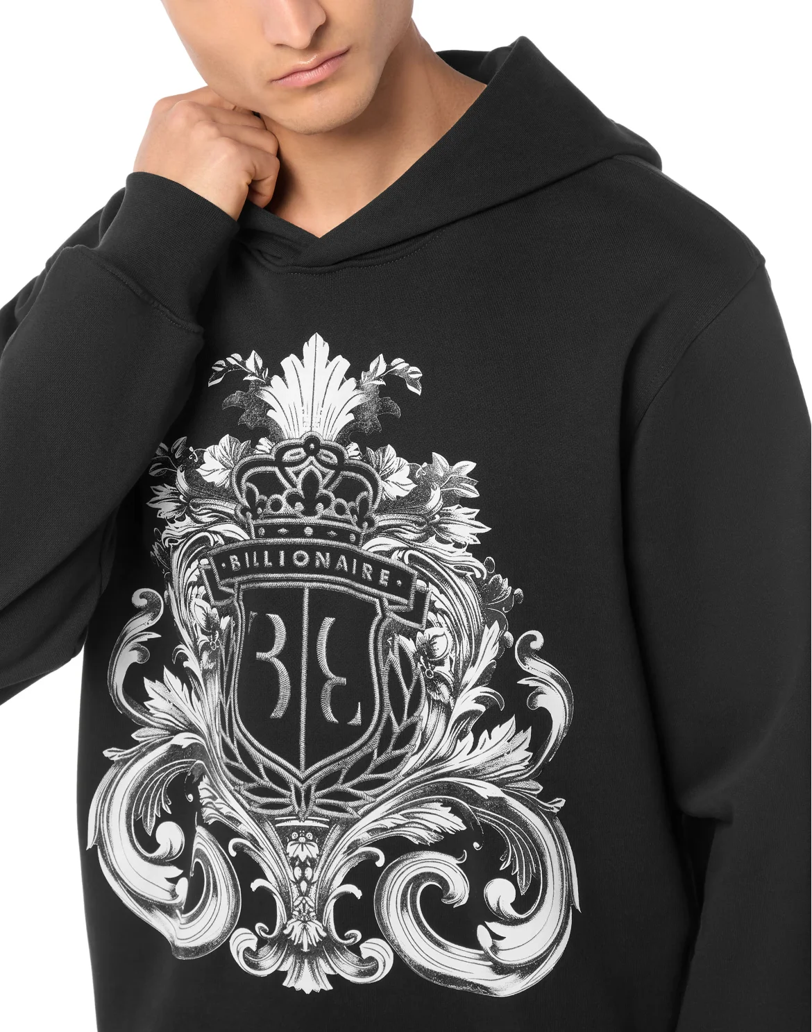 Hoodie sweatshirt B Baroque, цвет: Черный