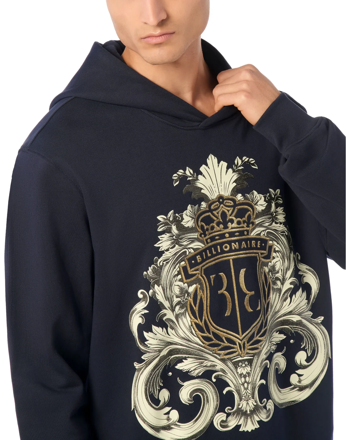 Hoodie sweatshirt B Baroque, цвет: Синий