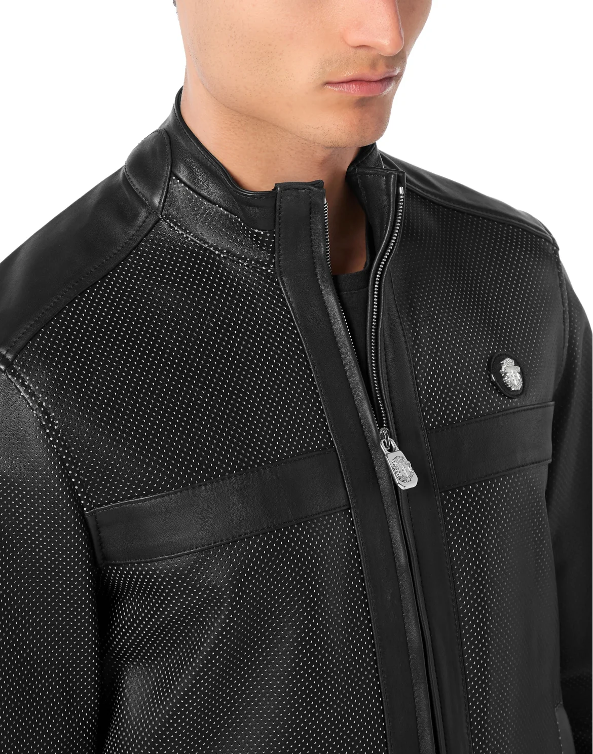 Nappa Leather Jacket LS, цвет: Черный