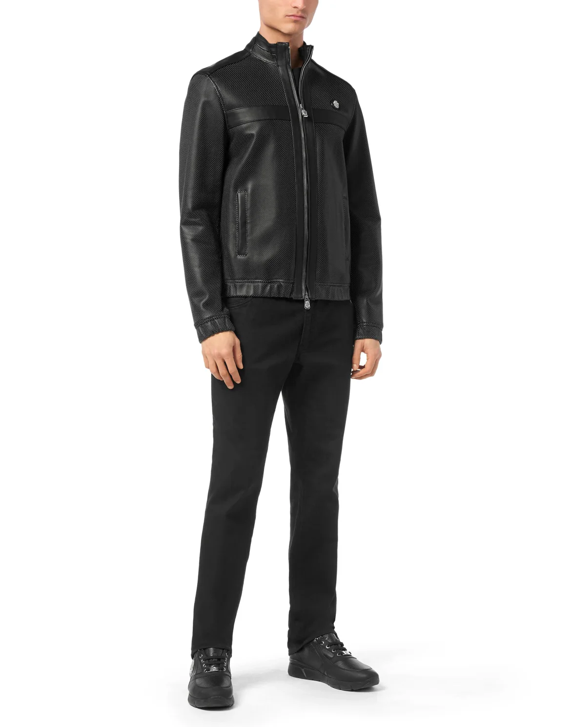 Nappa Leather Jacket LS, цвет: Черный