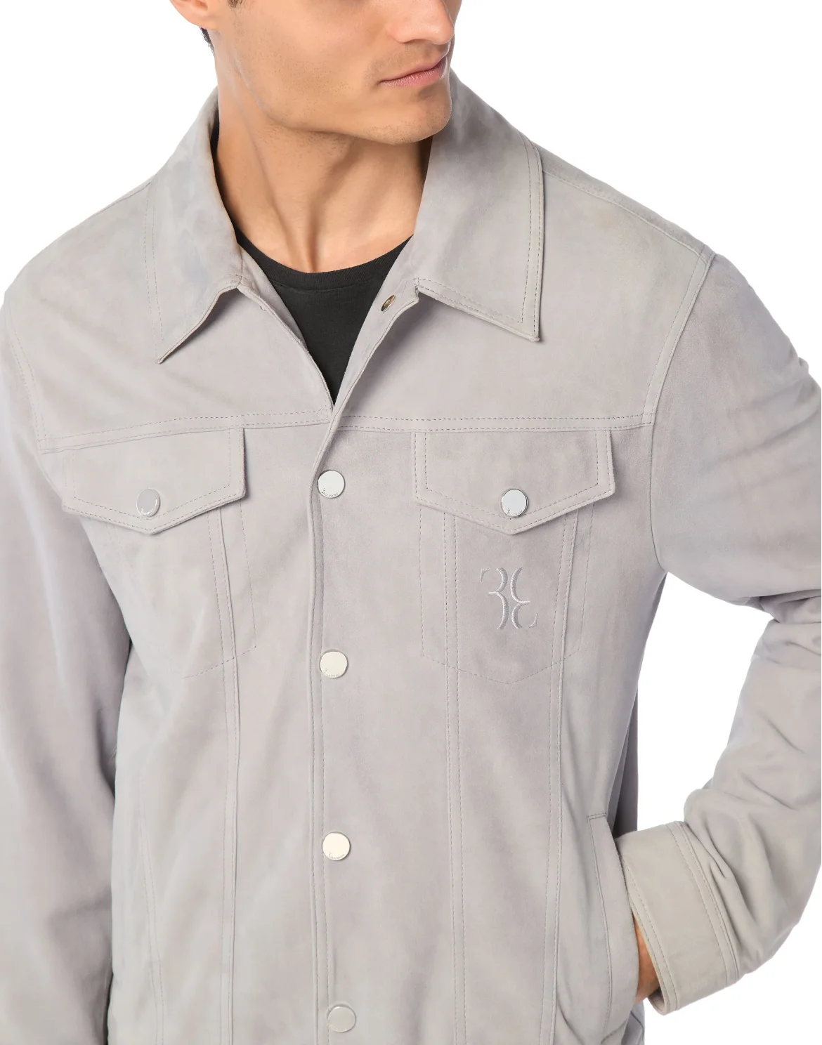 Jacket Suede, цвет: Синий