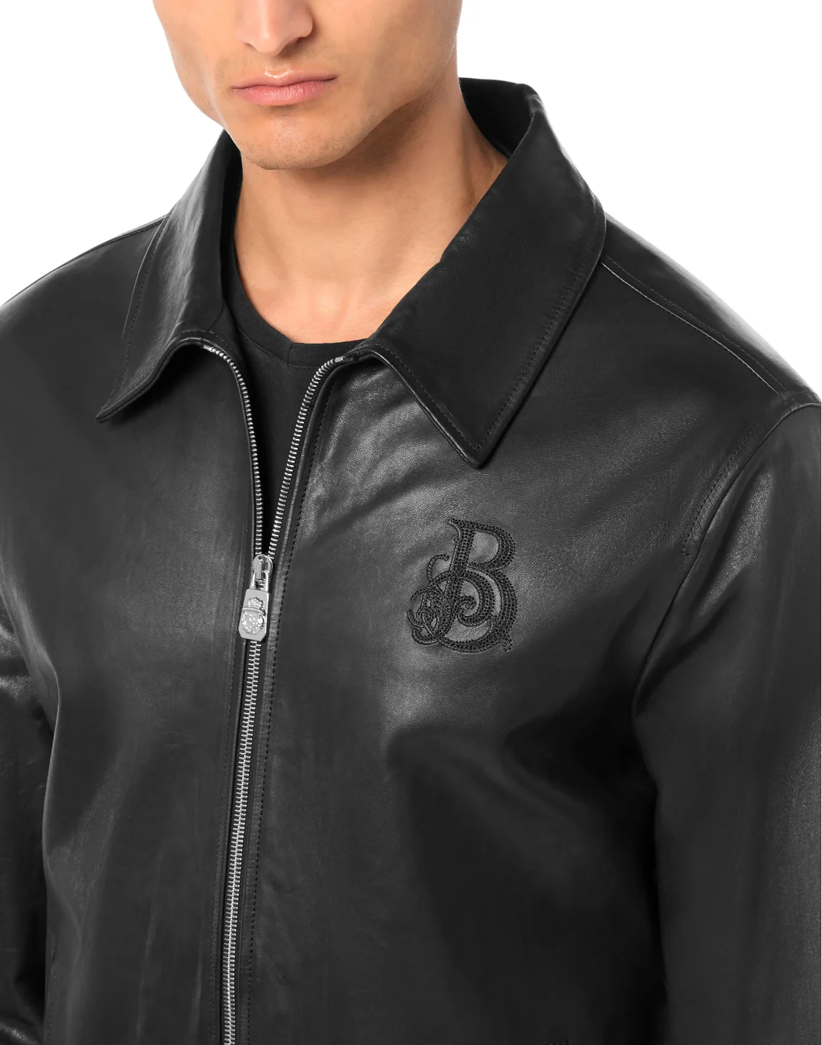 Leather Jacket, цвет: Черный