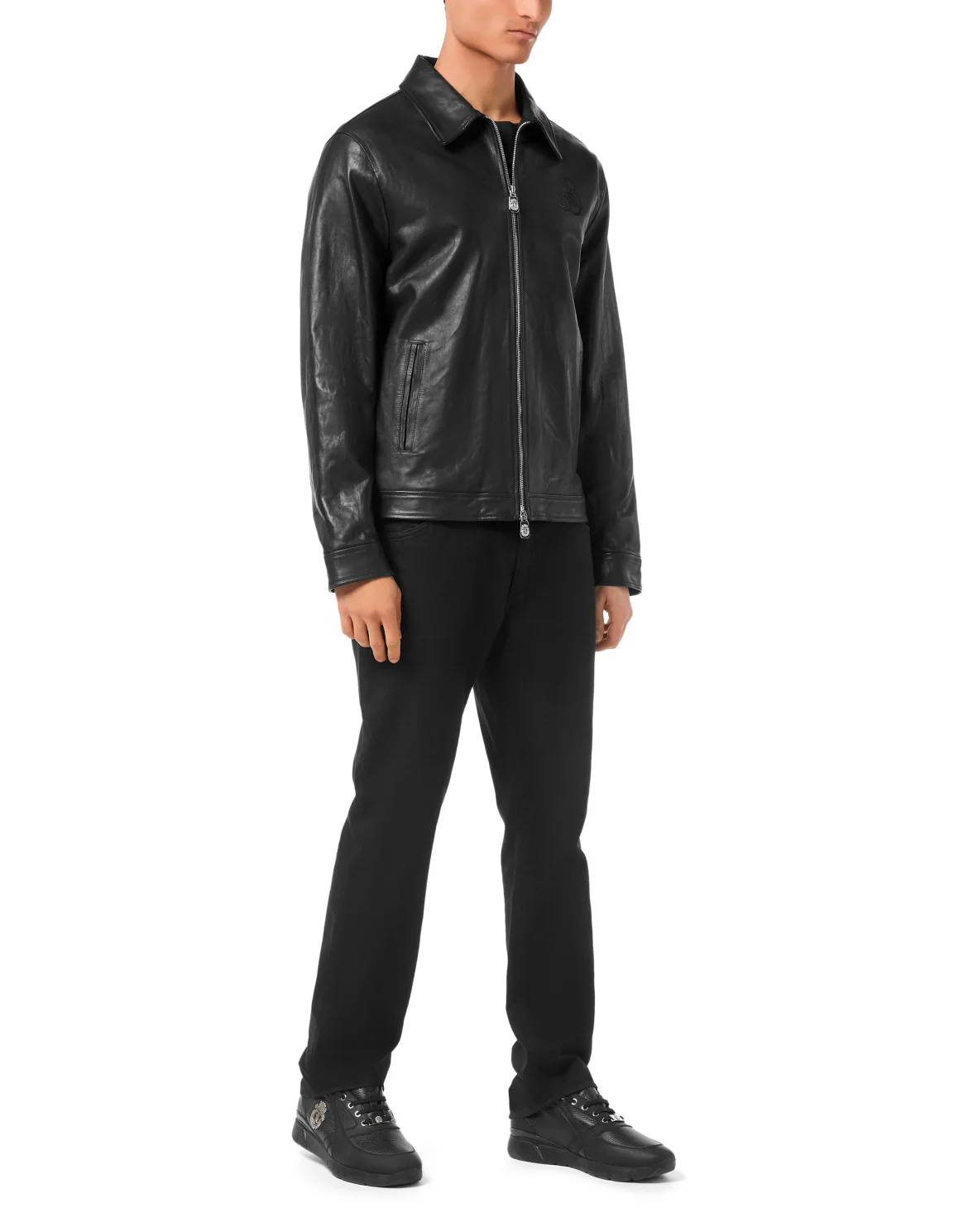 Leather Jacket, цвет: Черный