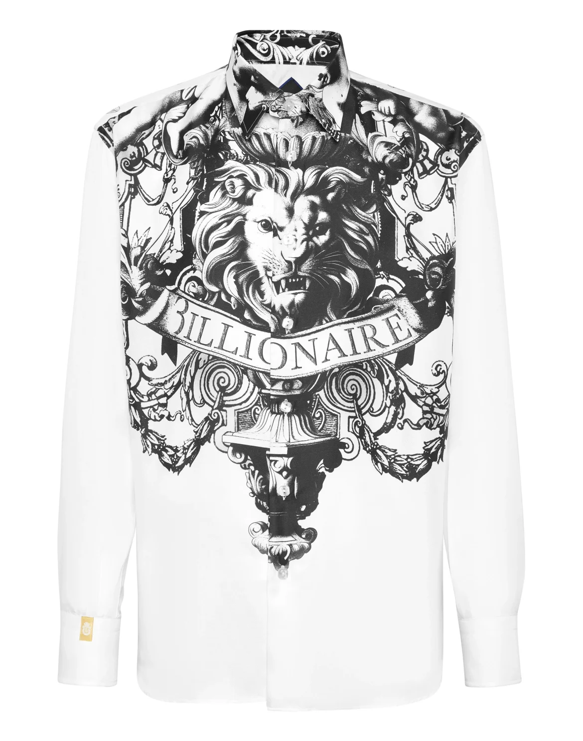 Gold Cut Silk Shirt, цвет: Белый