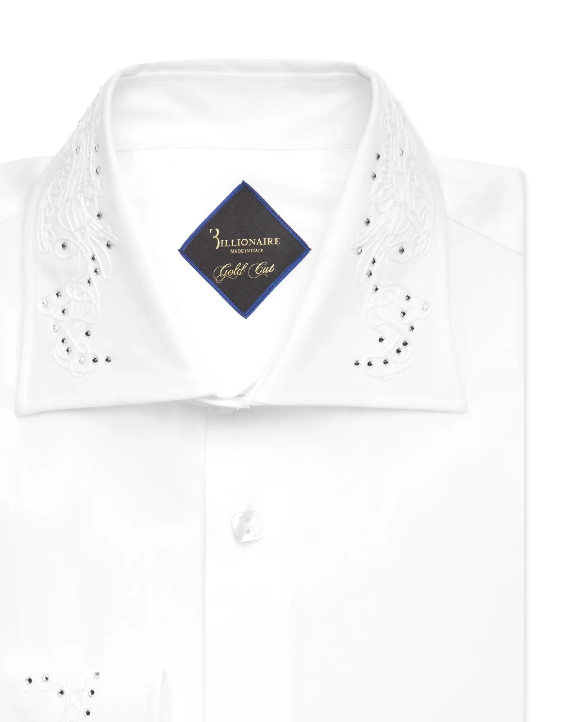 Shirt Gold Cut LS Silk, цвет: Белый