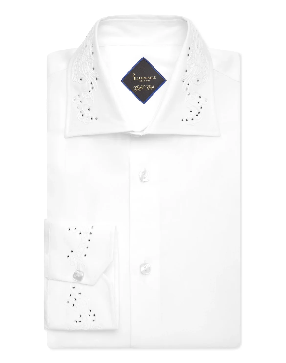 Shirt Gold Cut LS Silk, цвет: Белый