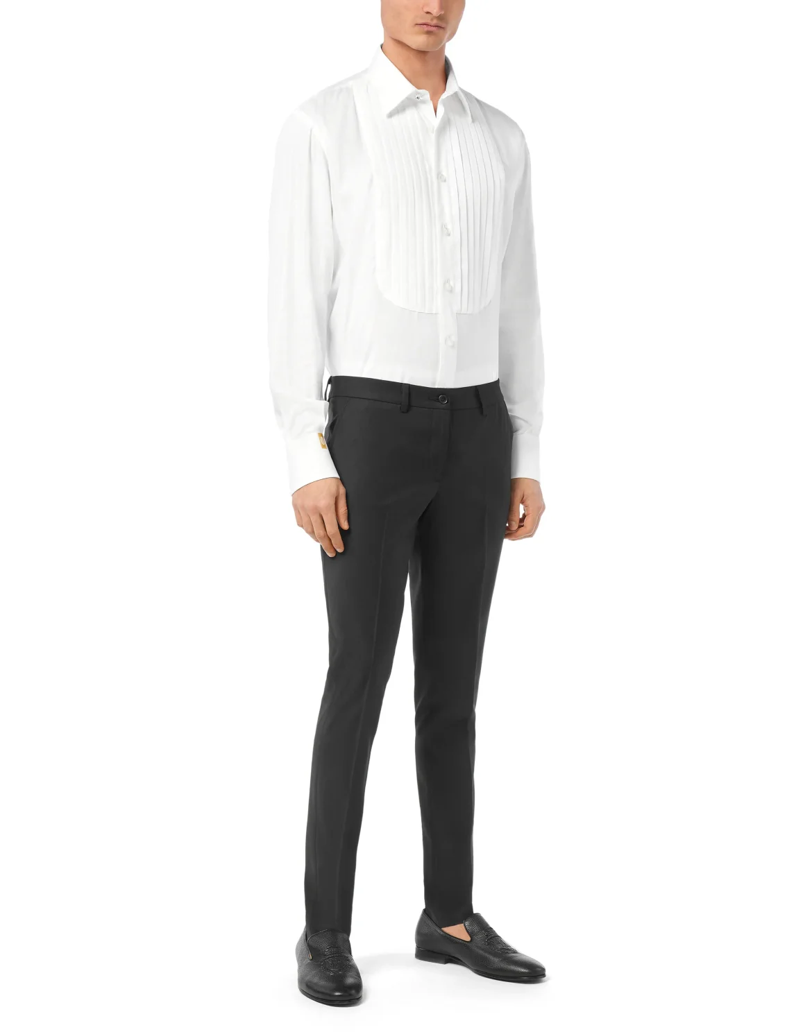 Shirt Gold Cut LS Silk, цвет: Белый