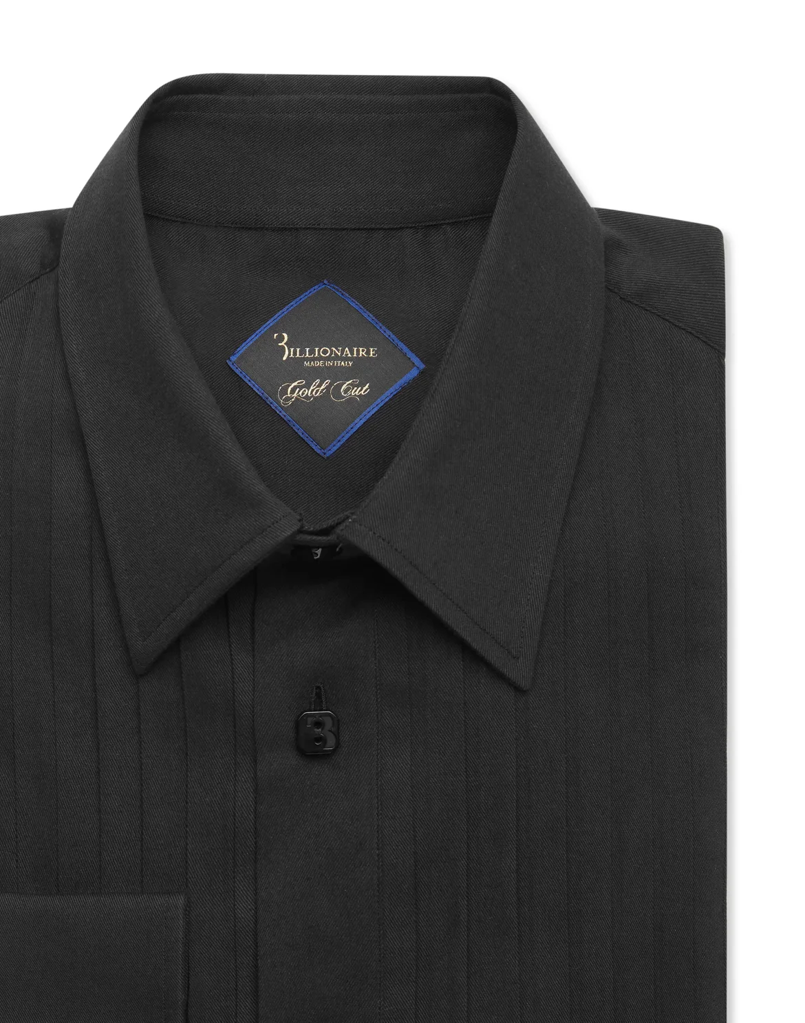 Shirt Gold Cut LS Silk, цвет: Черный