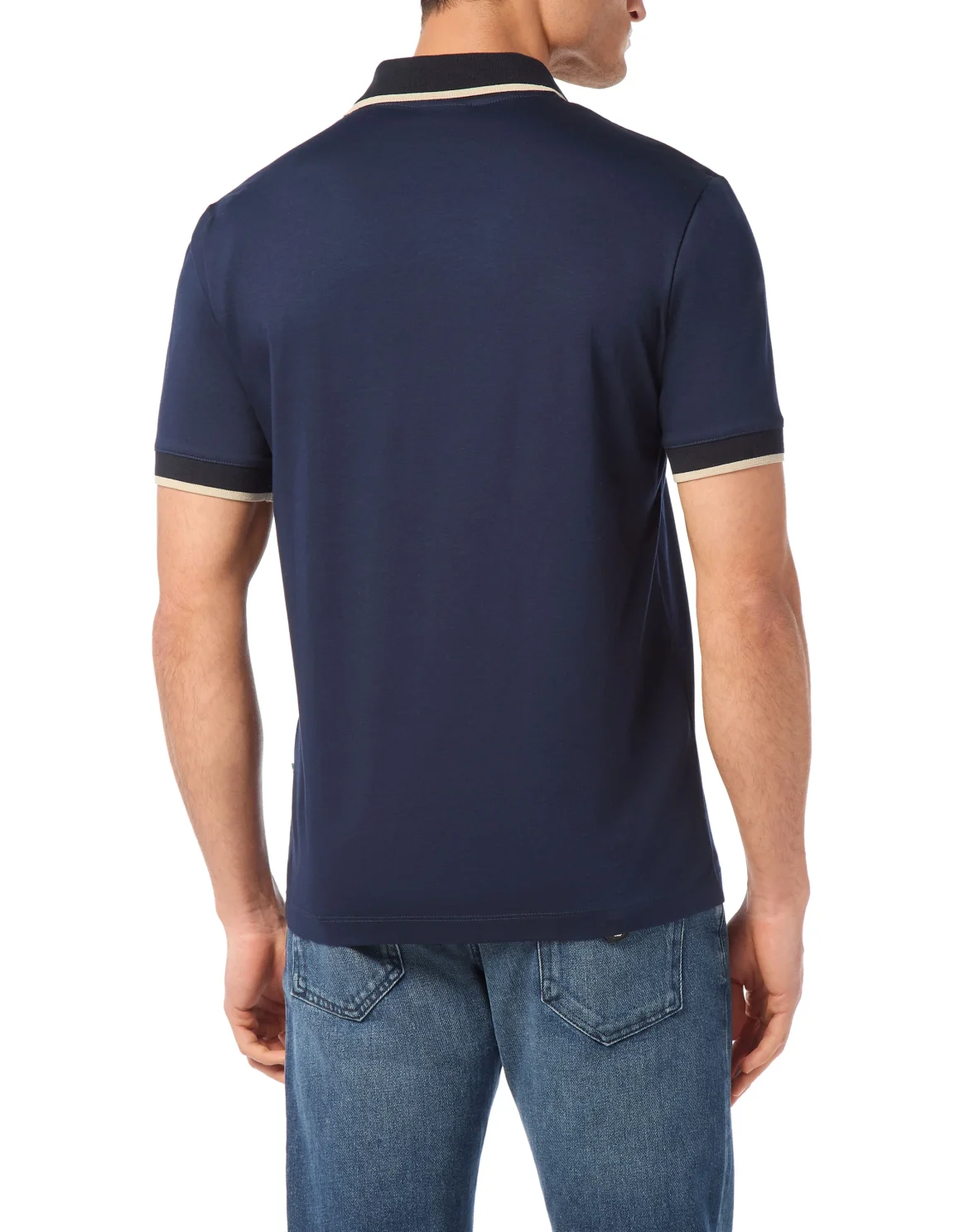Jersey Polo Shirt SS, цвет: Синий