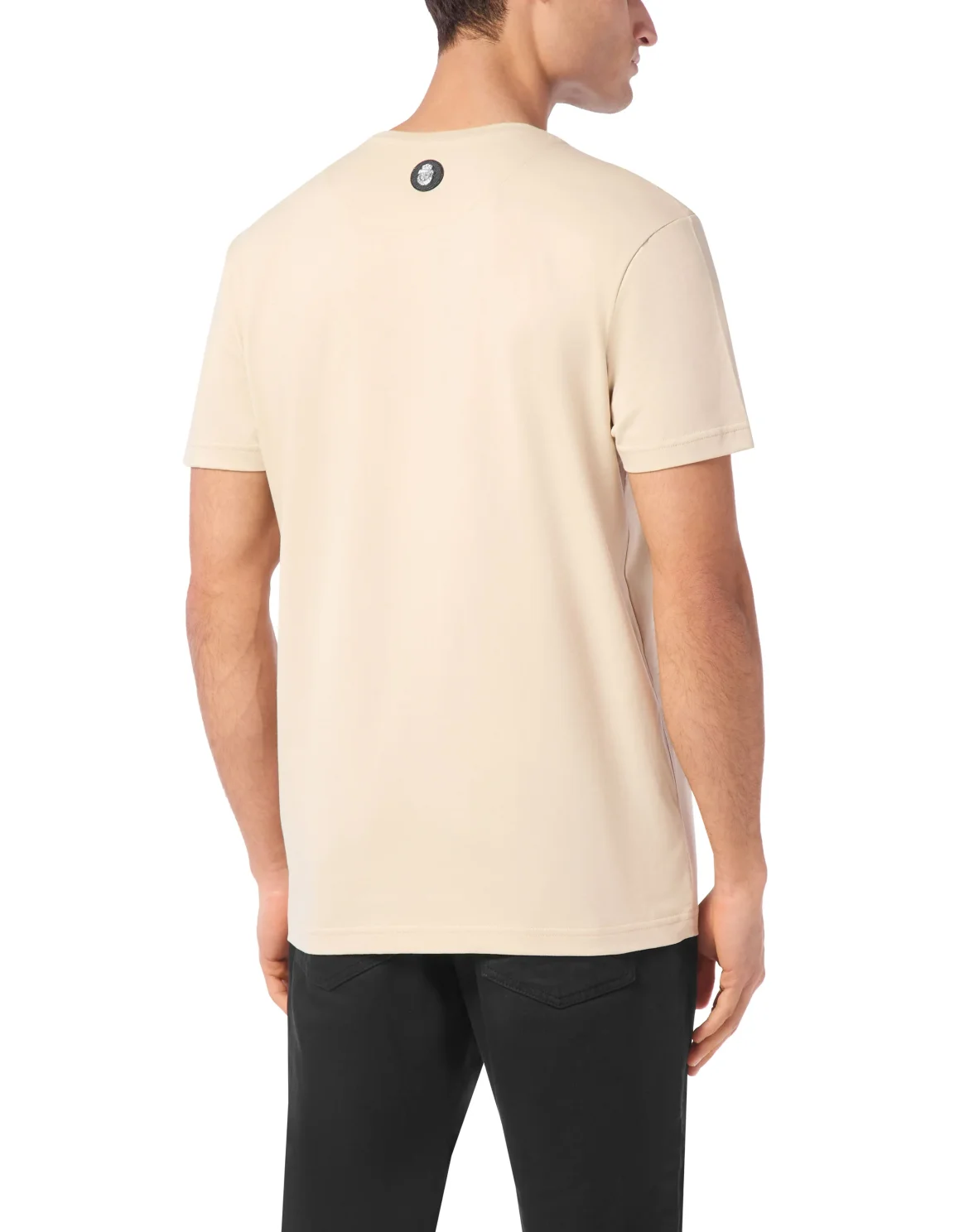 T-Shirt Round Neck SS Lion B Frame, цвет: Бежевый