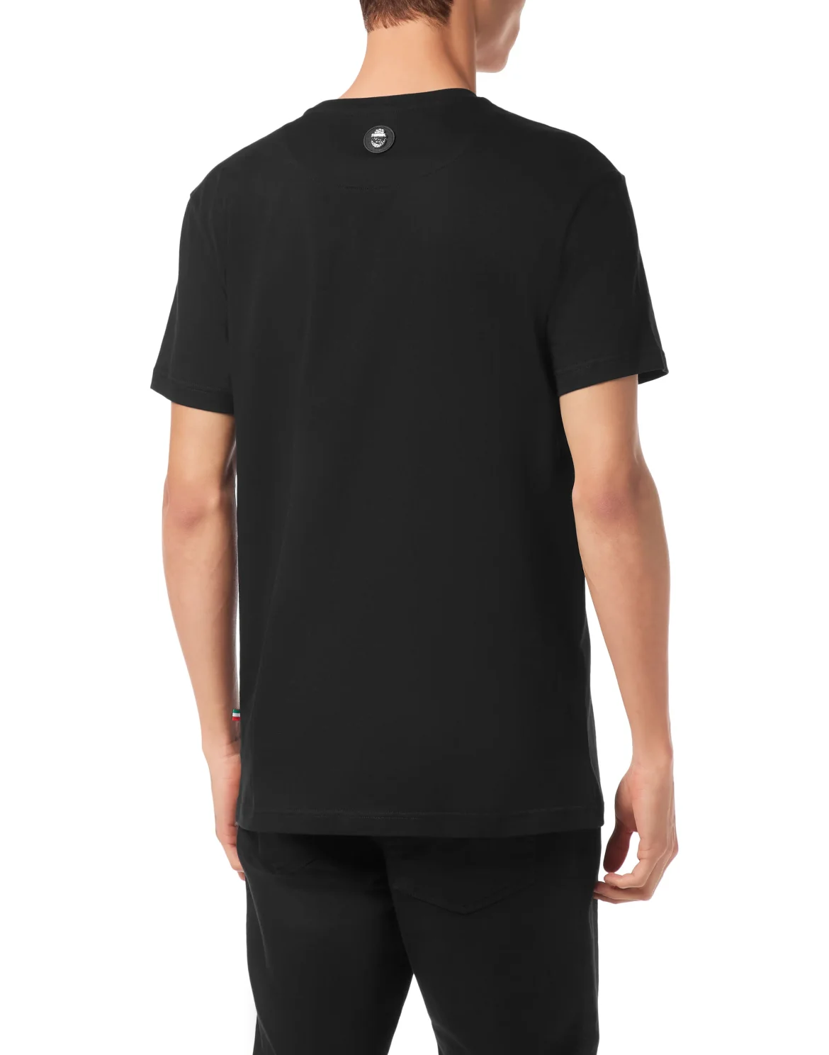 T-Shirt Round Neck SS Crest Baroque, цвет: Черный