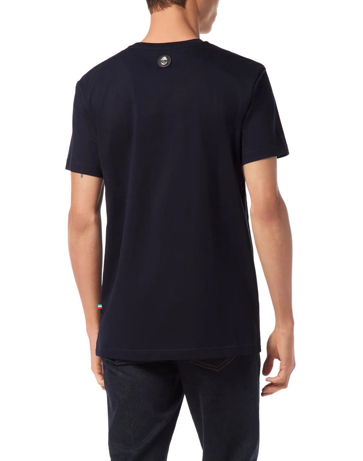 T-Shirt Round Neck SS Crest Baroque, цвет: Синий