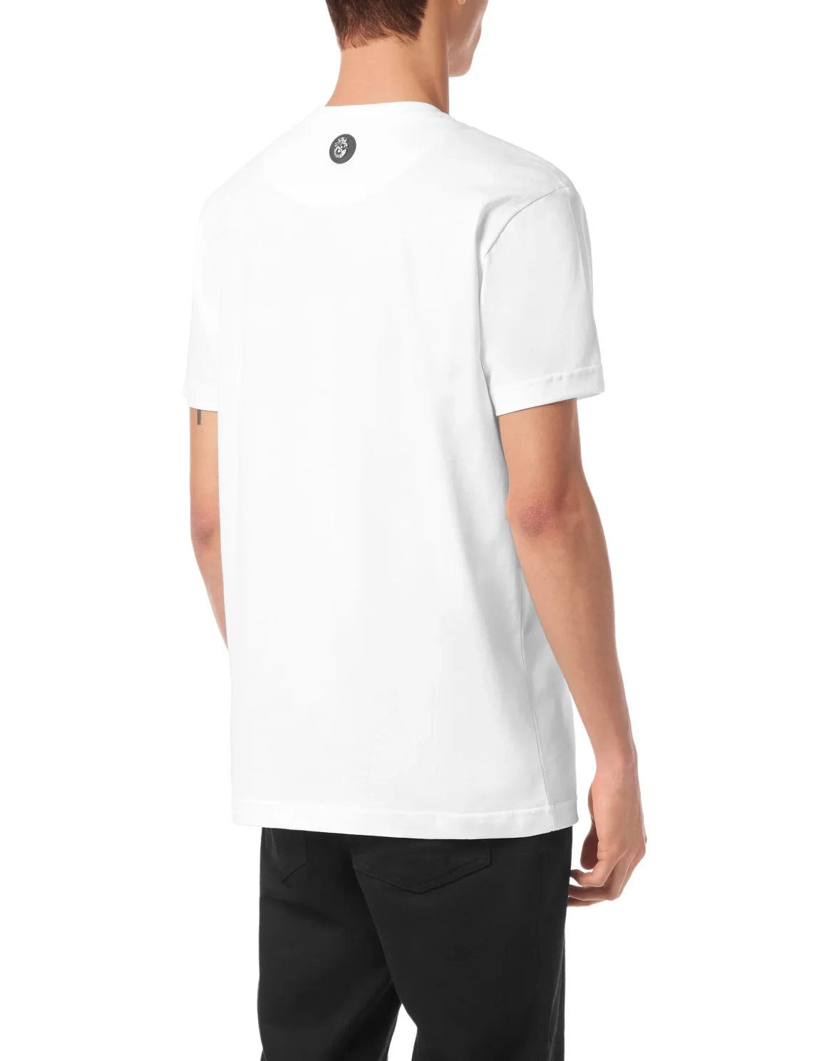 T-Shirt Round Neck SS Crest Baroque, цвет: Белый