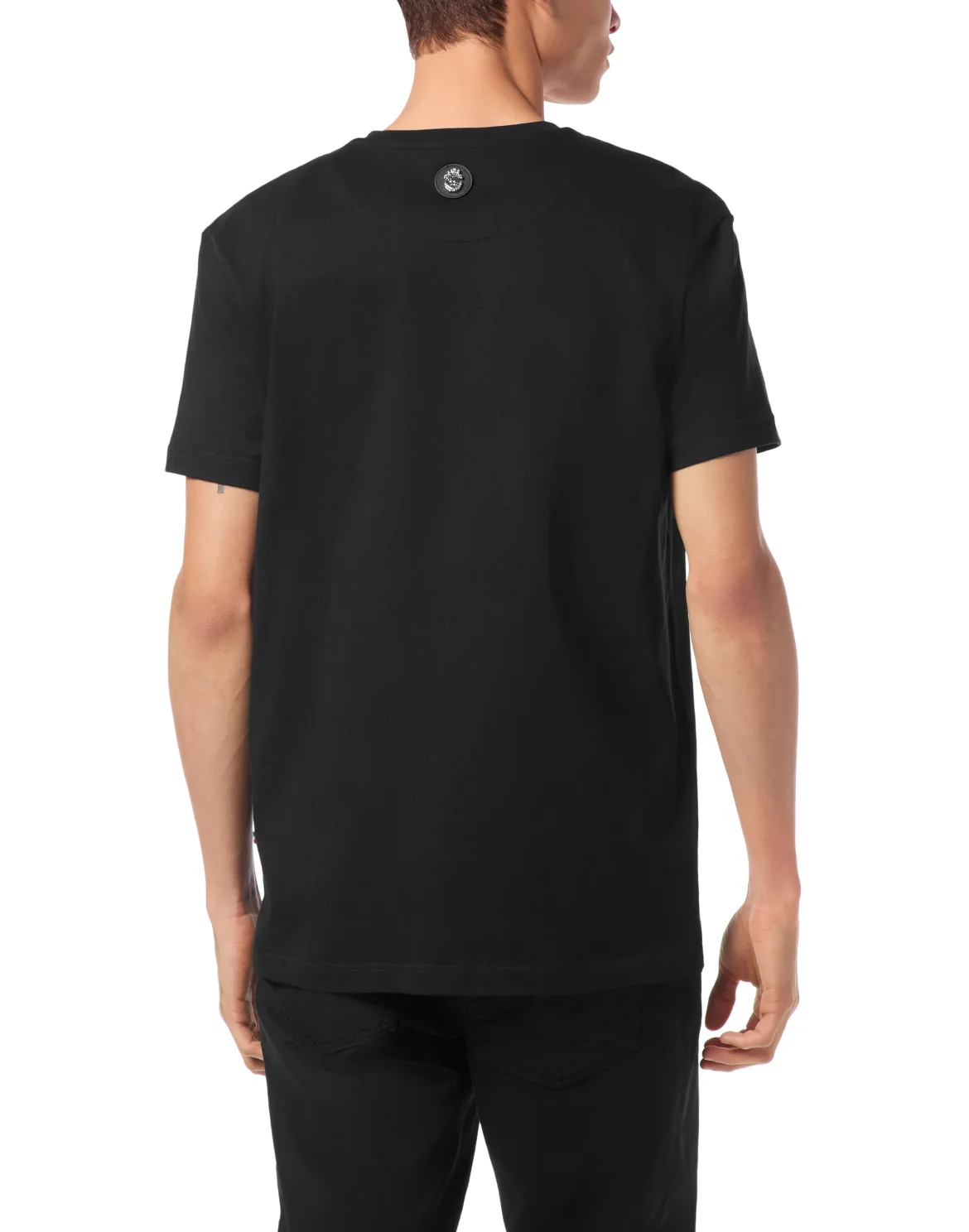 T-Shirt Round Neck SS Crest Baroque, цвет: Черный