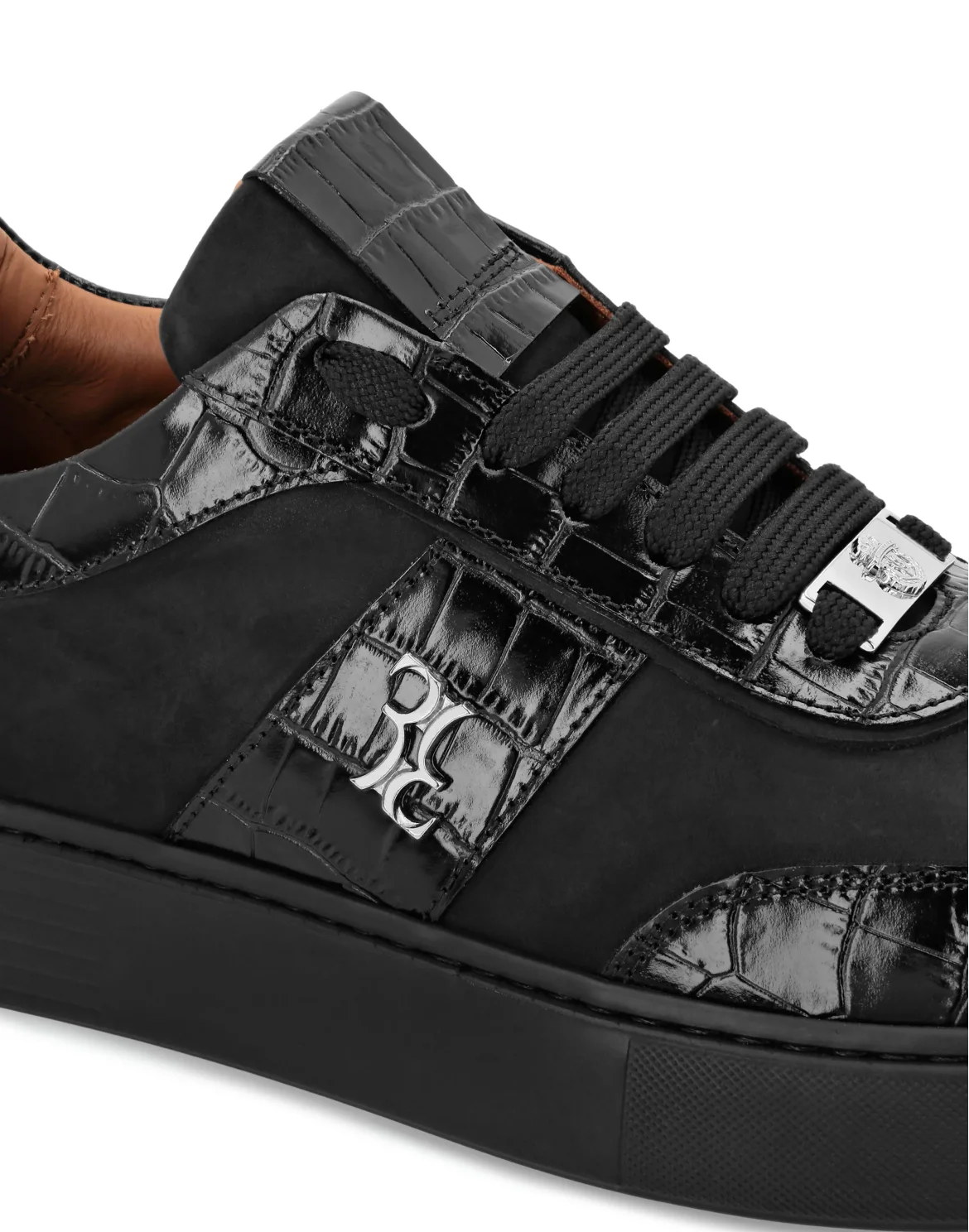 Low Top Sneakers Nubuck, цвет: Черный