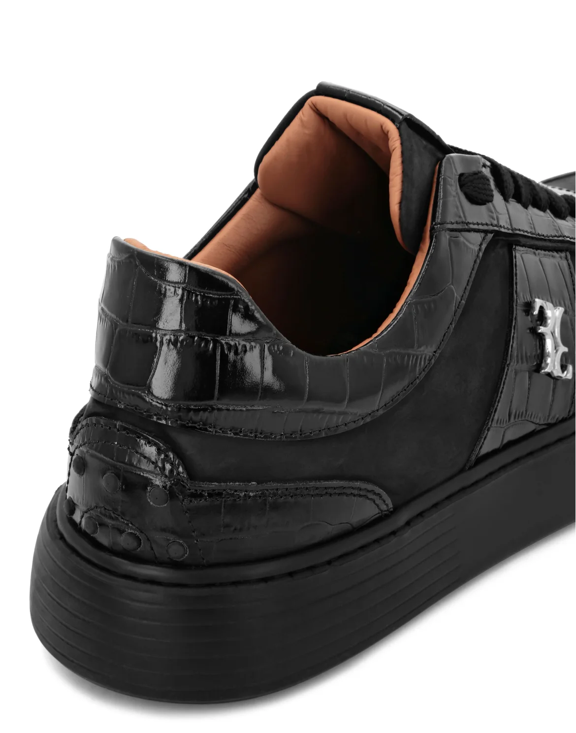 Low Top Sneakers Nubuck, цвет: Черный