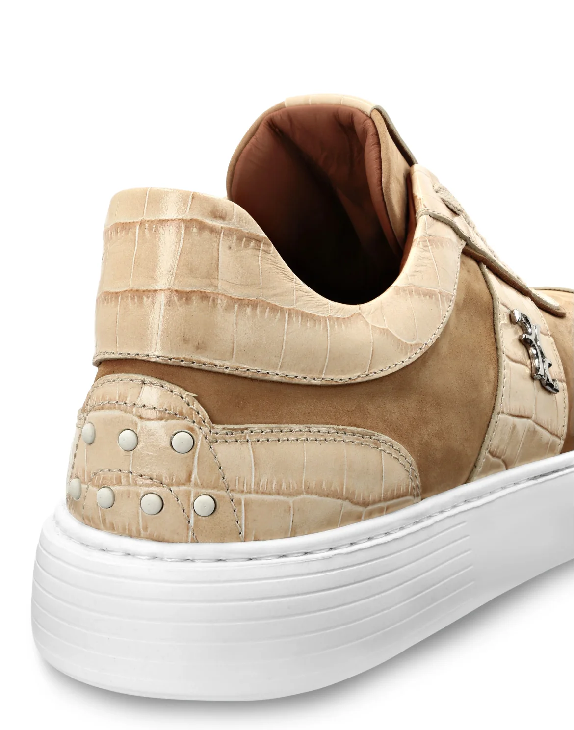Low Top Sneakers Nubuck, цвет: Бежевый