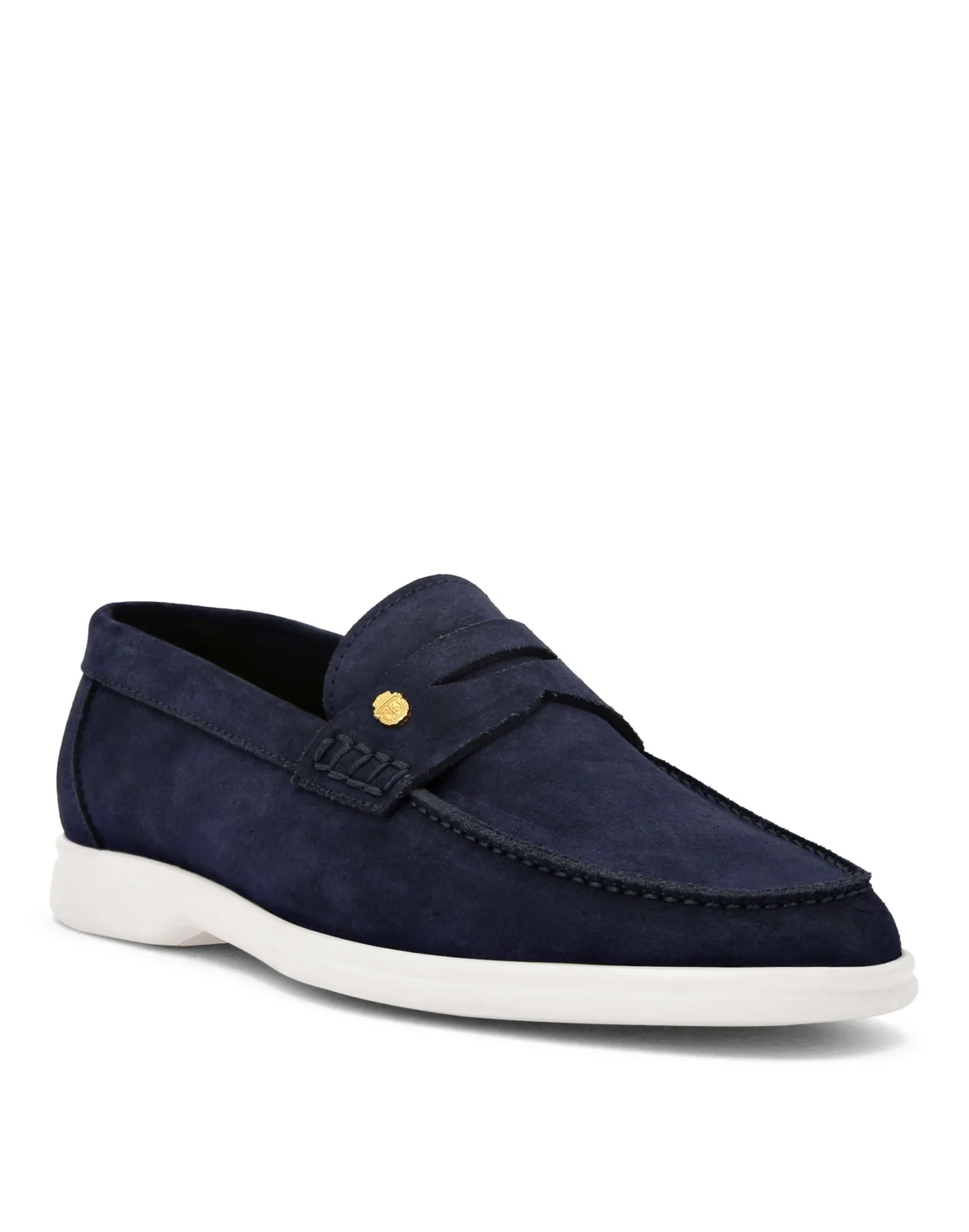 Suade Loafers Rovesciato, цвет: Синий