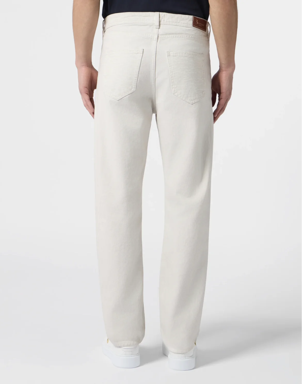 Straight Cut Jeans BB Monogram, цвет: Бежевый