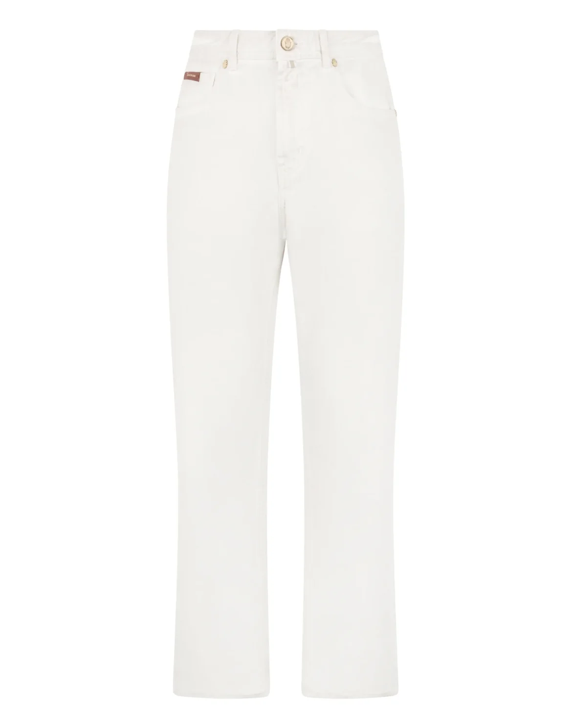 Straight Cut Jeans BB Monogram, цвет: Бежевый