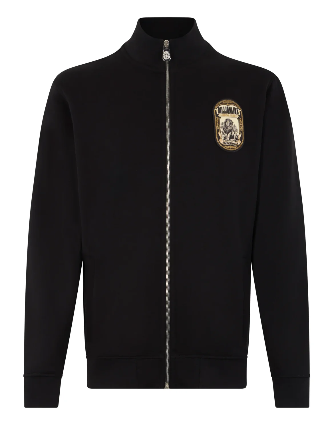 Tracksuit Jacket Lion Patch, цвет: Черный