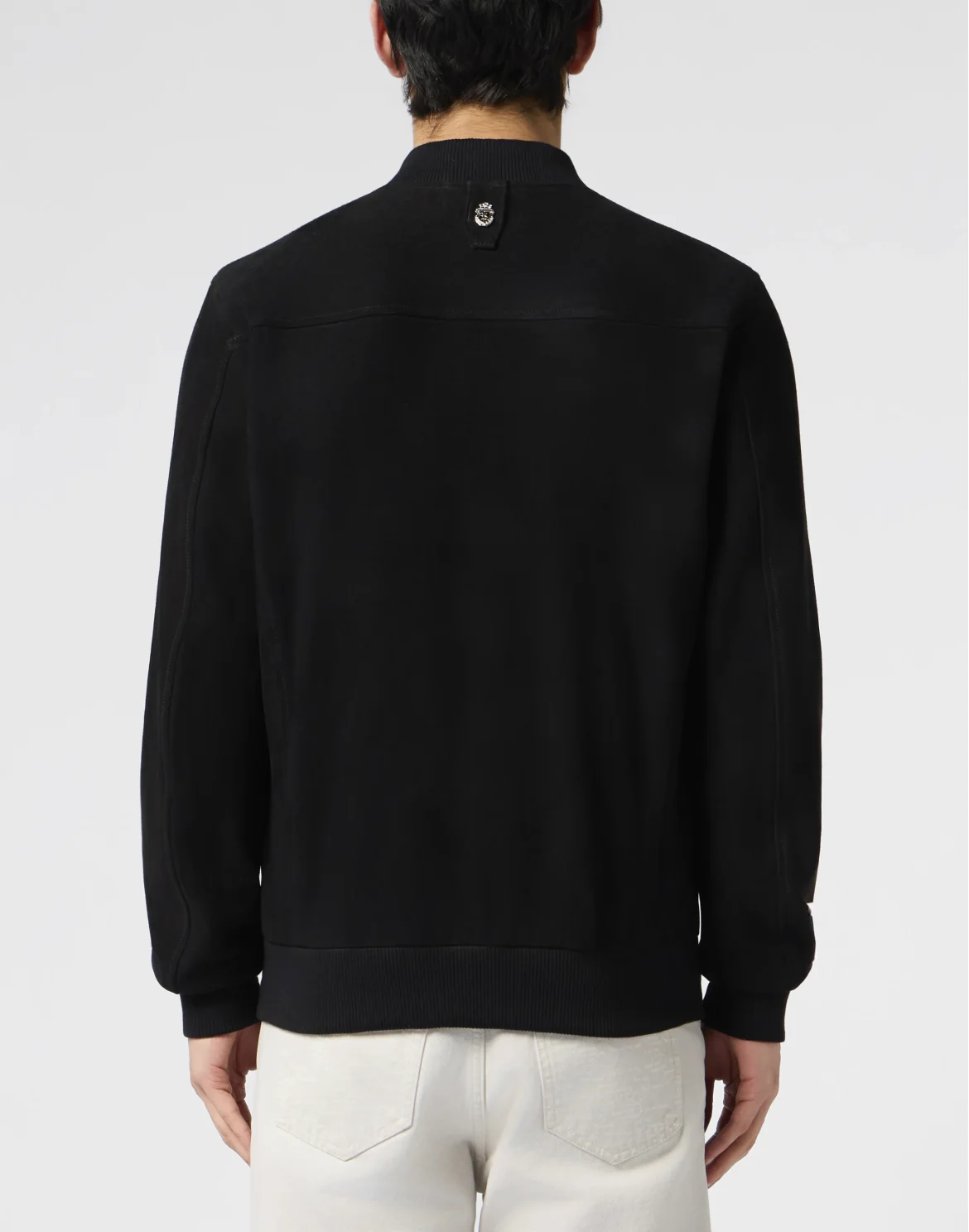 Light Suede Bomber Python Inserts, цвет: Черный
