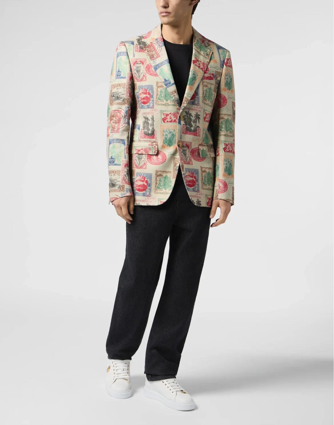 Printed Linen Blazer Gigolo Fit, цвет: Мультиколор