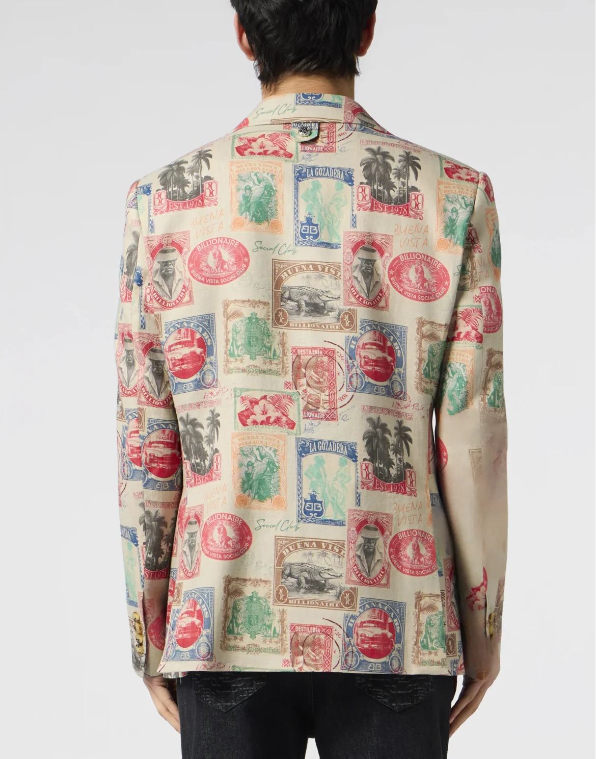 Printed Linen Blazer Gigolo Fit, цвет: Мультиколор