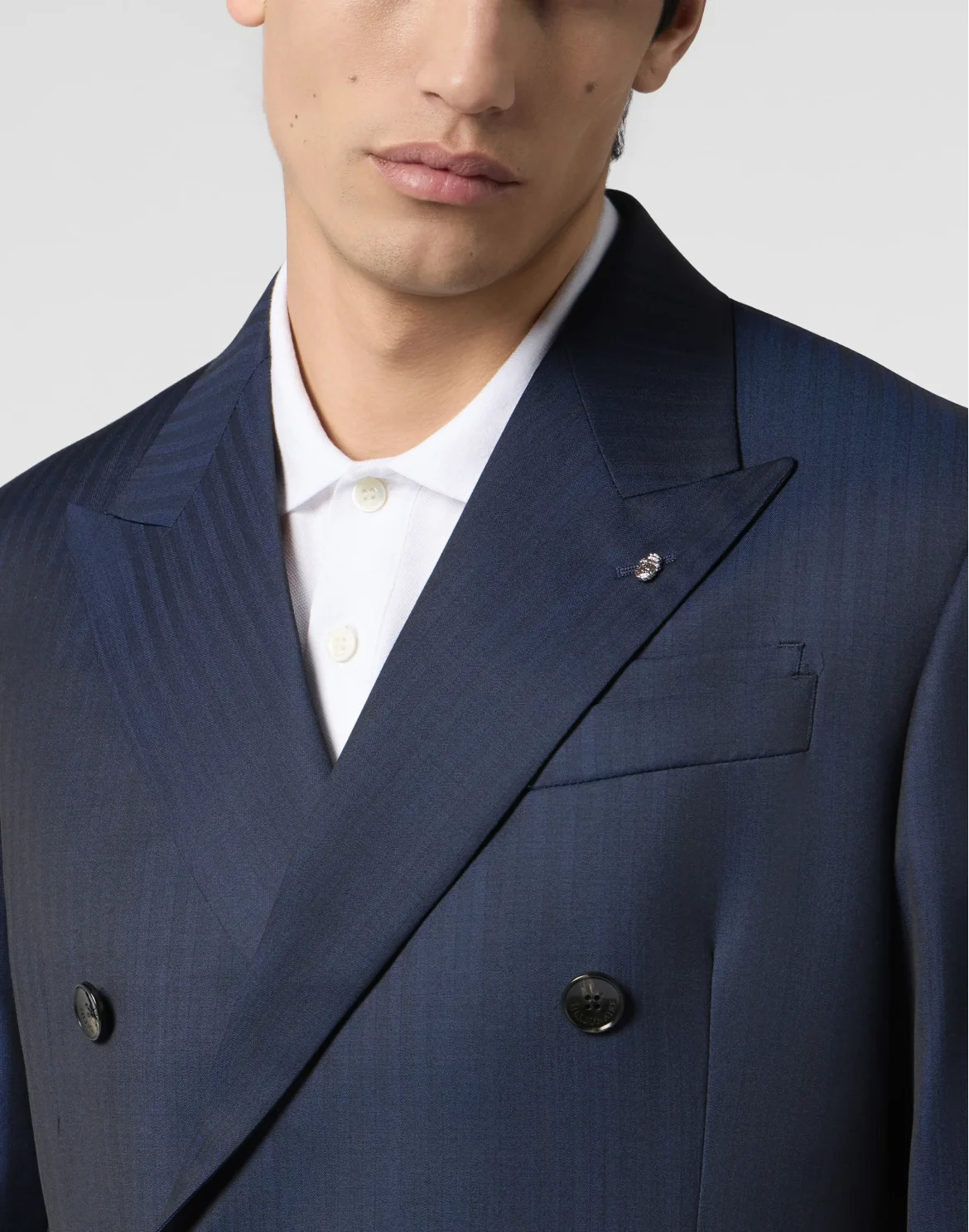 Double-Breasted Blazer Dandy Fit, цвет: Синий