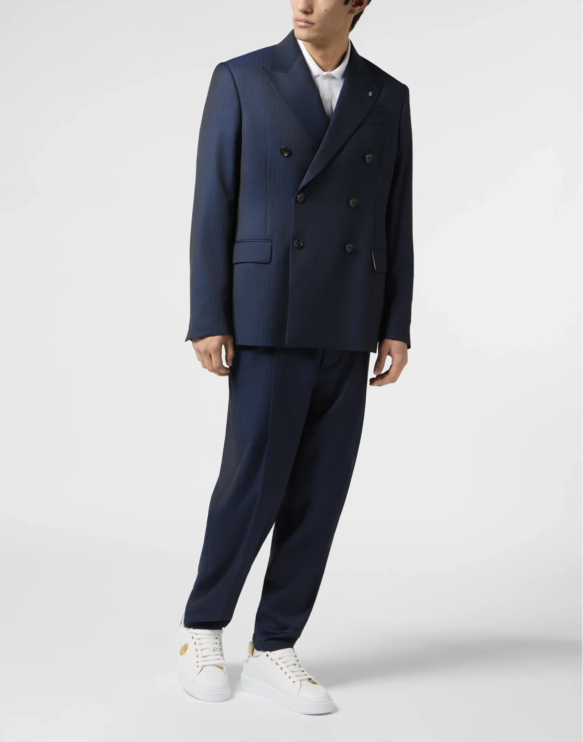 Double-Breasted Blazer Dandy Fit, цвет: Синий