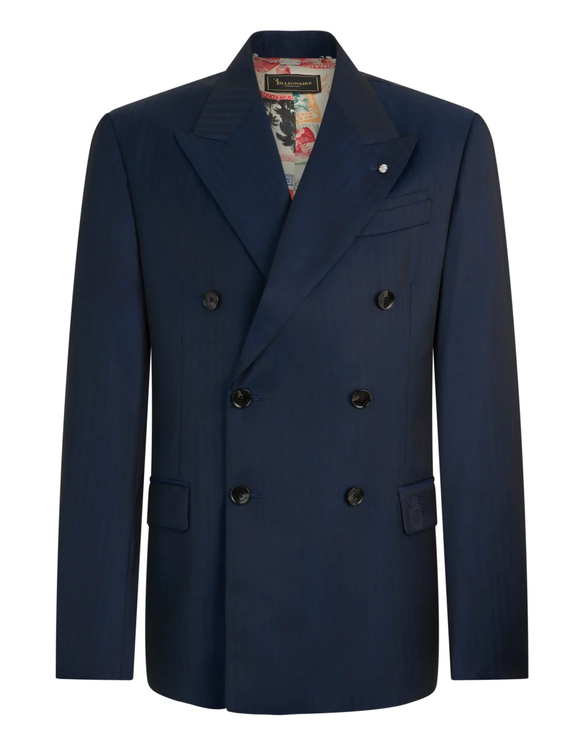 Double-Breasted Blazer Dandy Fit, цвет: Синий