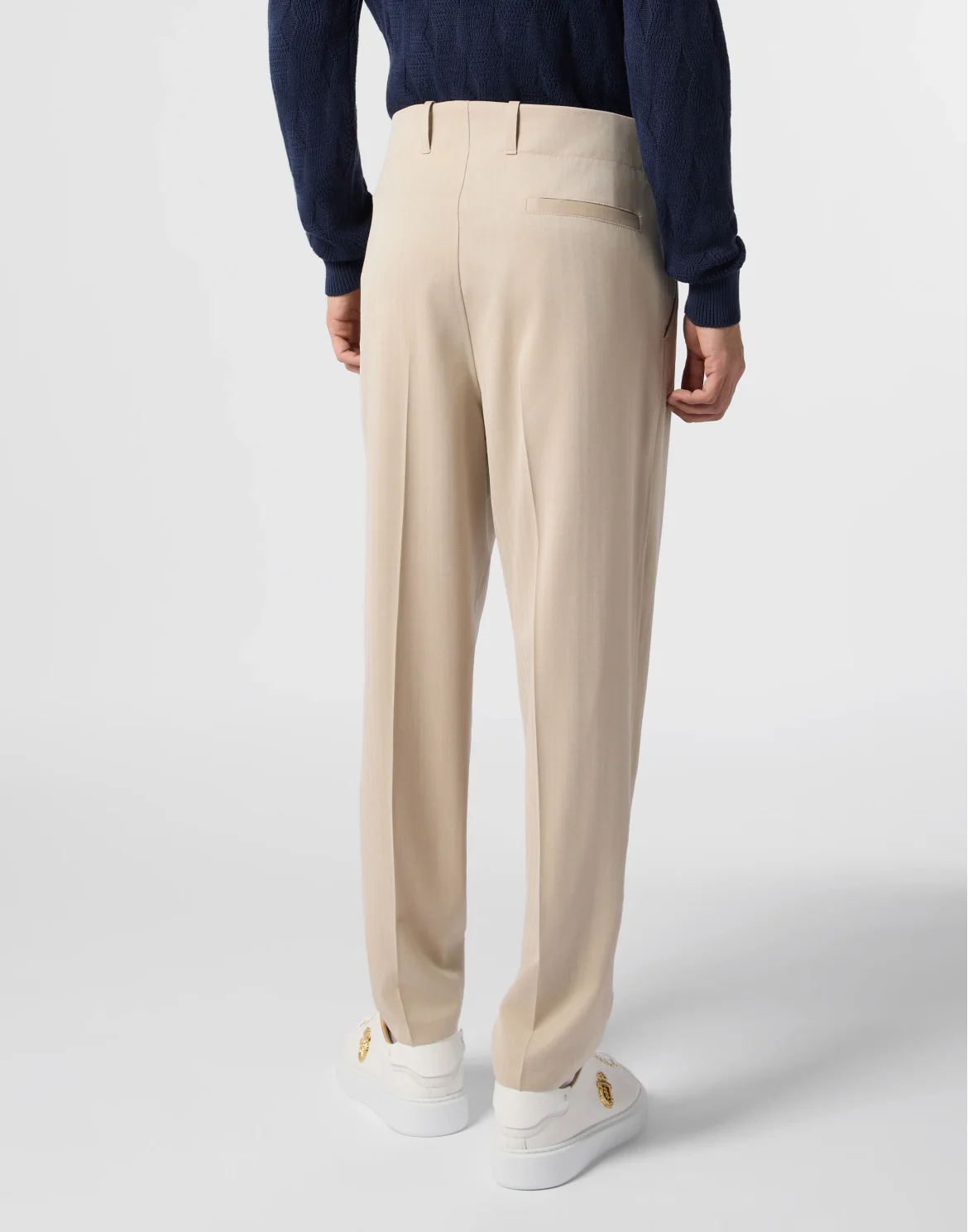 Relaxed Fit Trousers, цвет: Бежевый