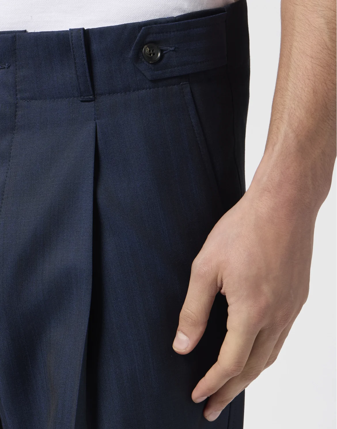 Relaxed Fit Trousers, цвет: Синий