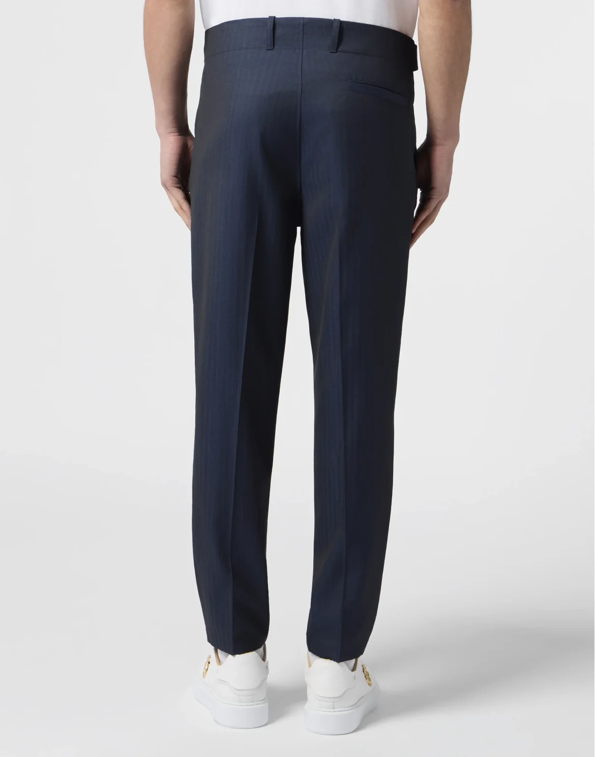 Relaxed Fit Trousers, цвет: Синий