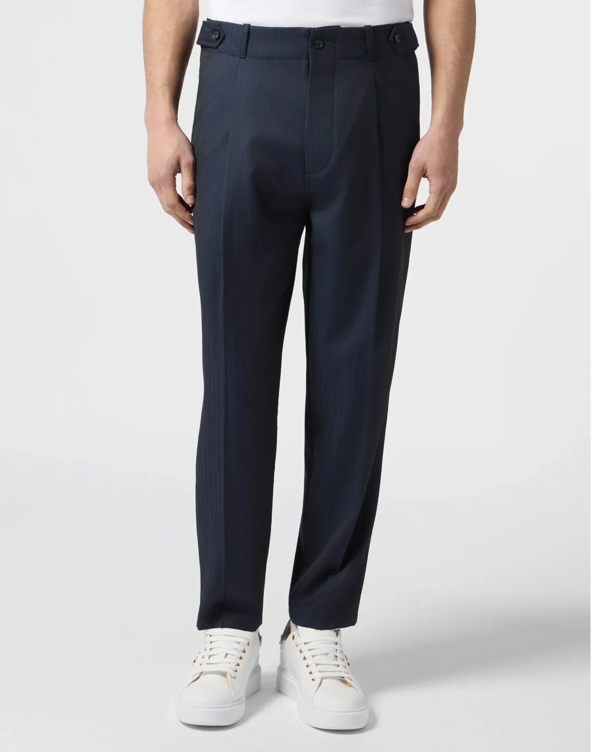 Relaxed Fit Trousers, цвет: Синий