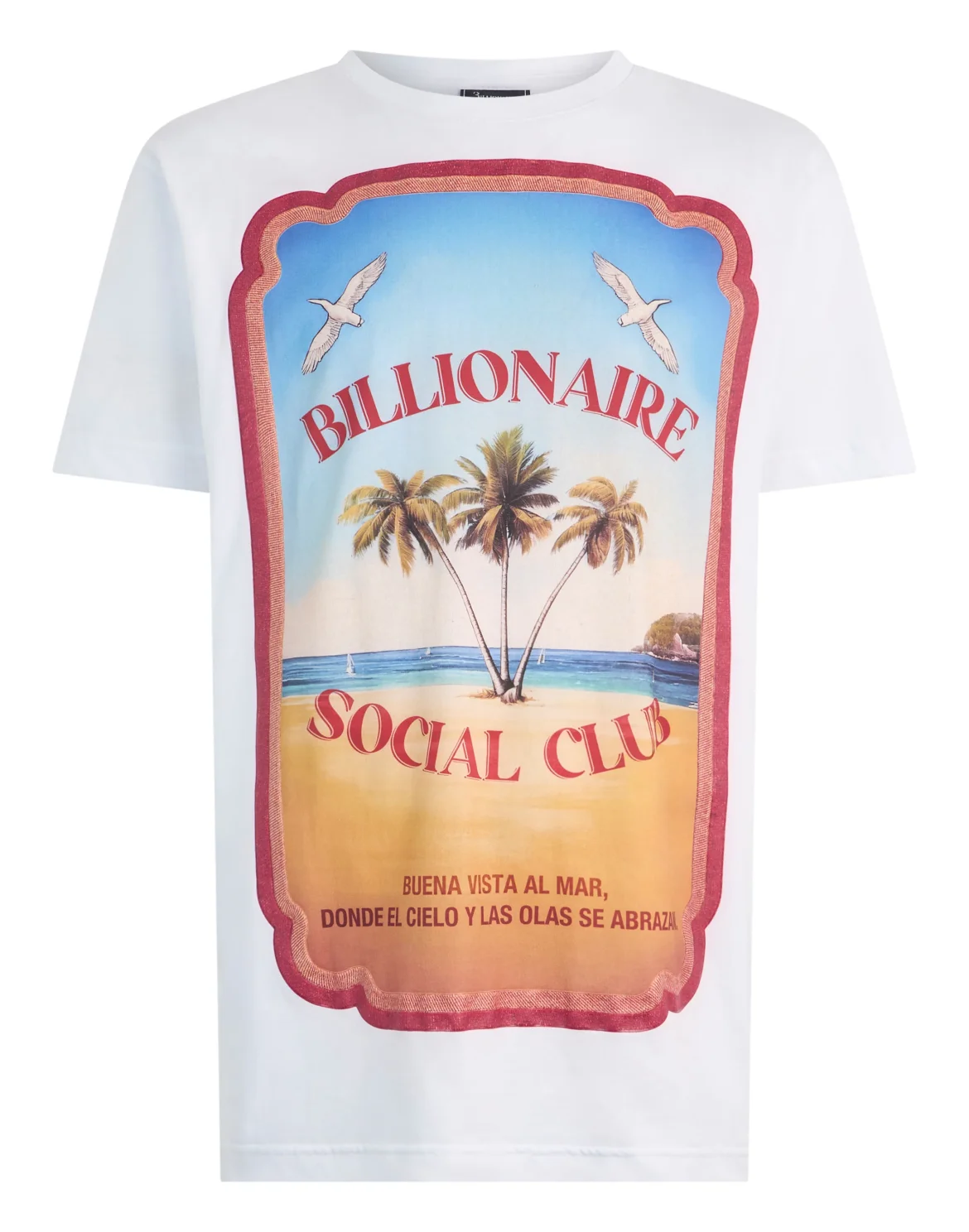 Round-Neck T-Shirt Social Club, цвет: Белый