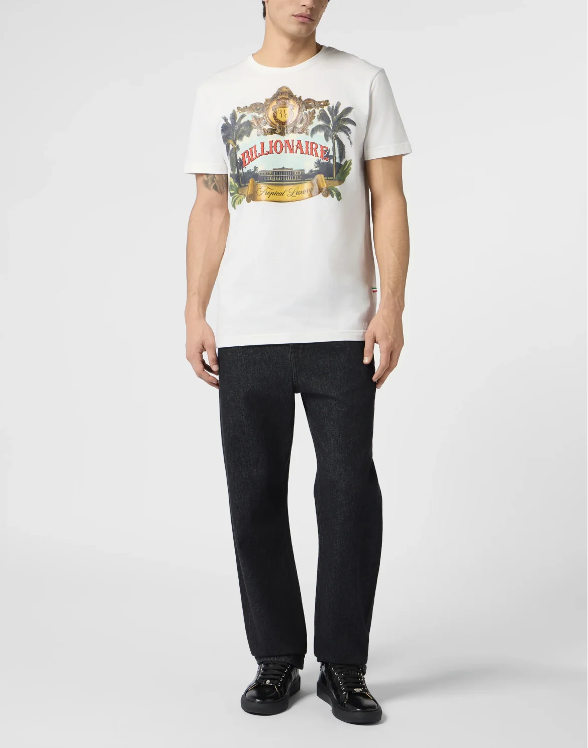 Round-Neck T-Shirt Casablanca, цвет: Бежевый