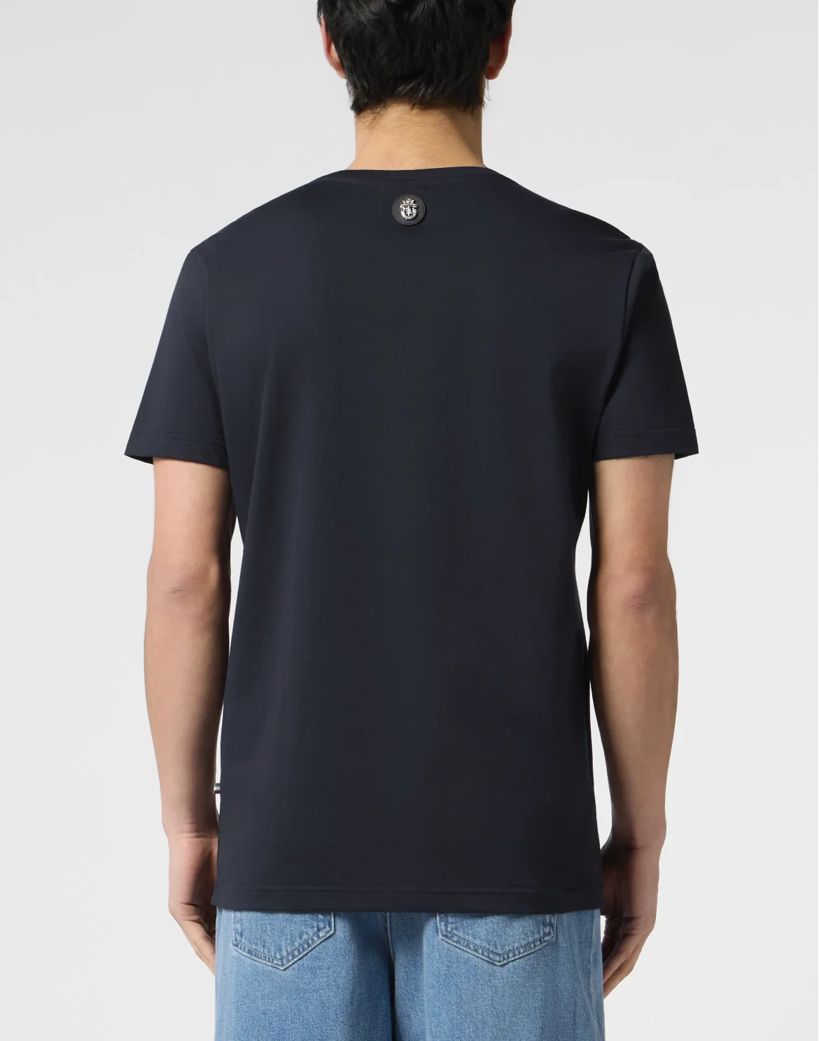 Round-Neck T-Shirt, цвет: Синий