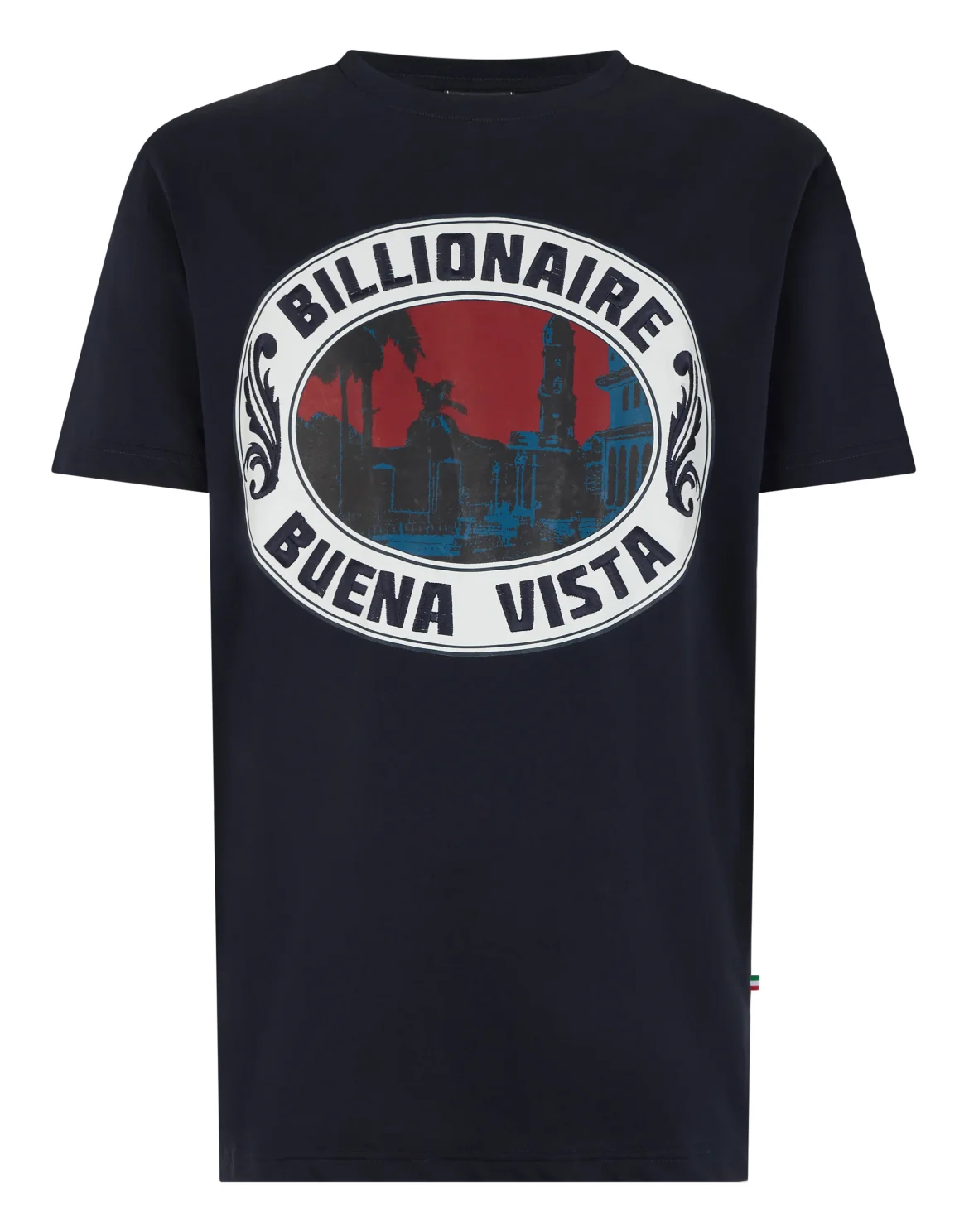 Round-Neck T-Shirt, цвет: Синий