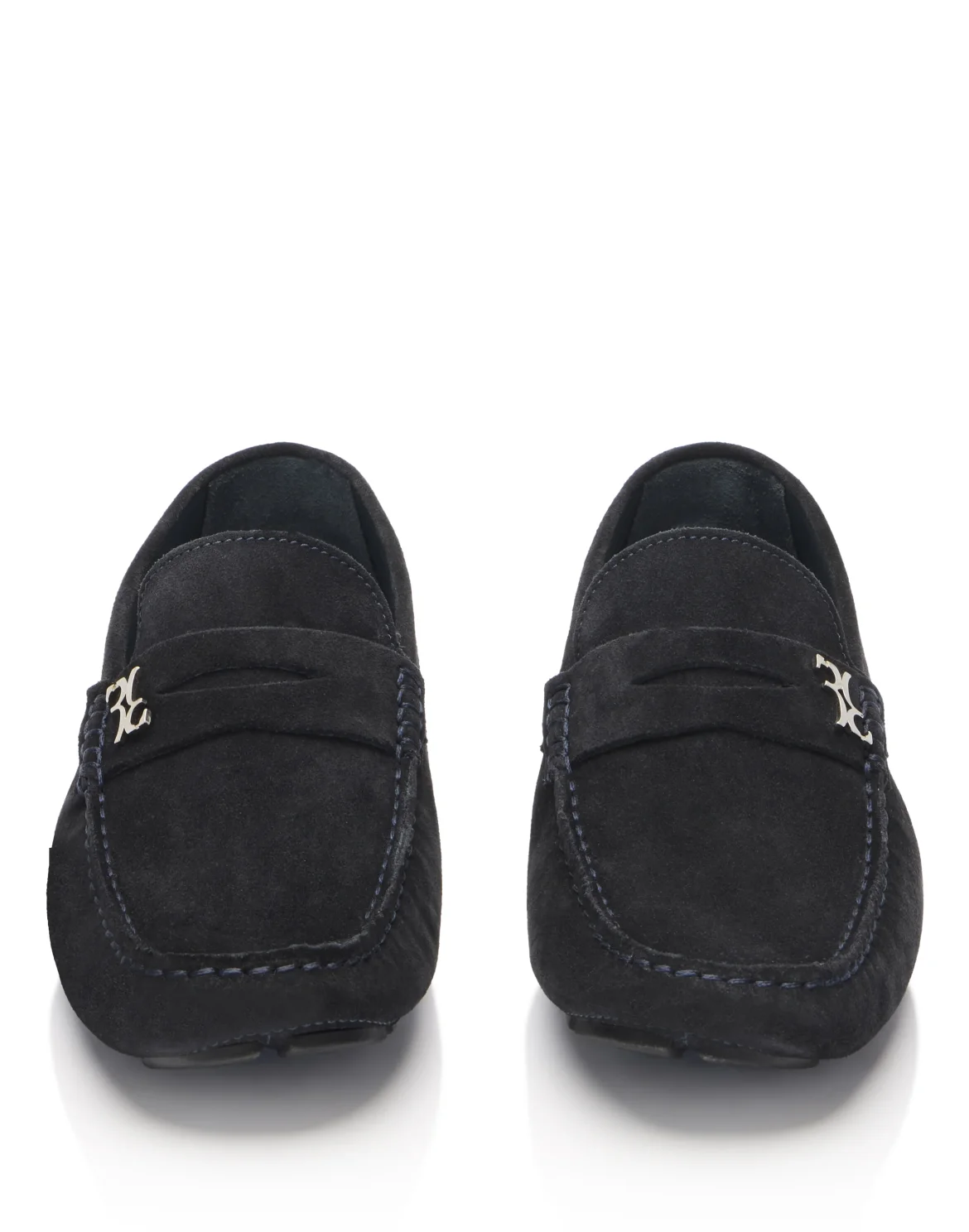 Suede Driver Shoes, цвет: Синий