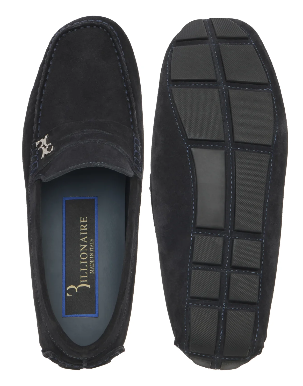 Suede Driver Shoes, цвет: Синий