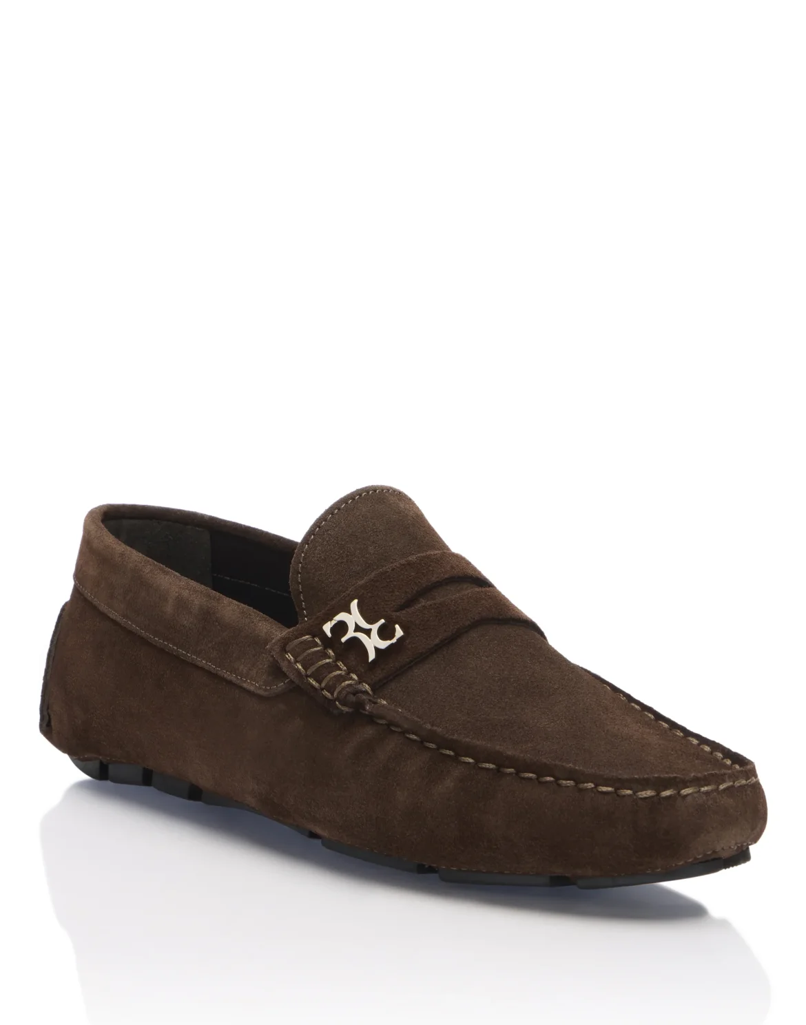 Suede Driver Shoes, цвет: Коричневый